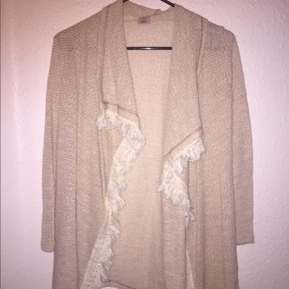 Arizona, beige cardigan. Size : Medium.